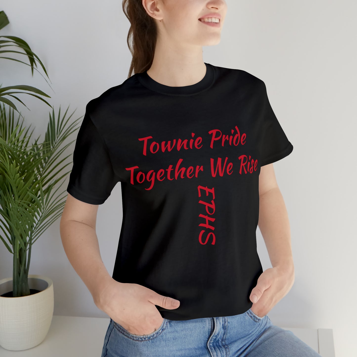 Unisex Townie Pride Together We Rise Short Sleeve T-shirt