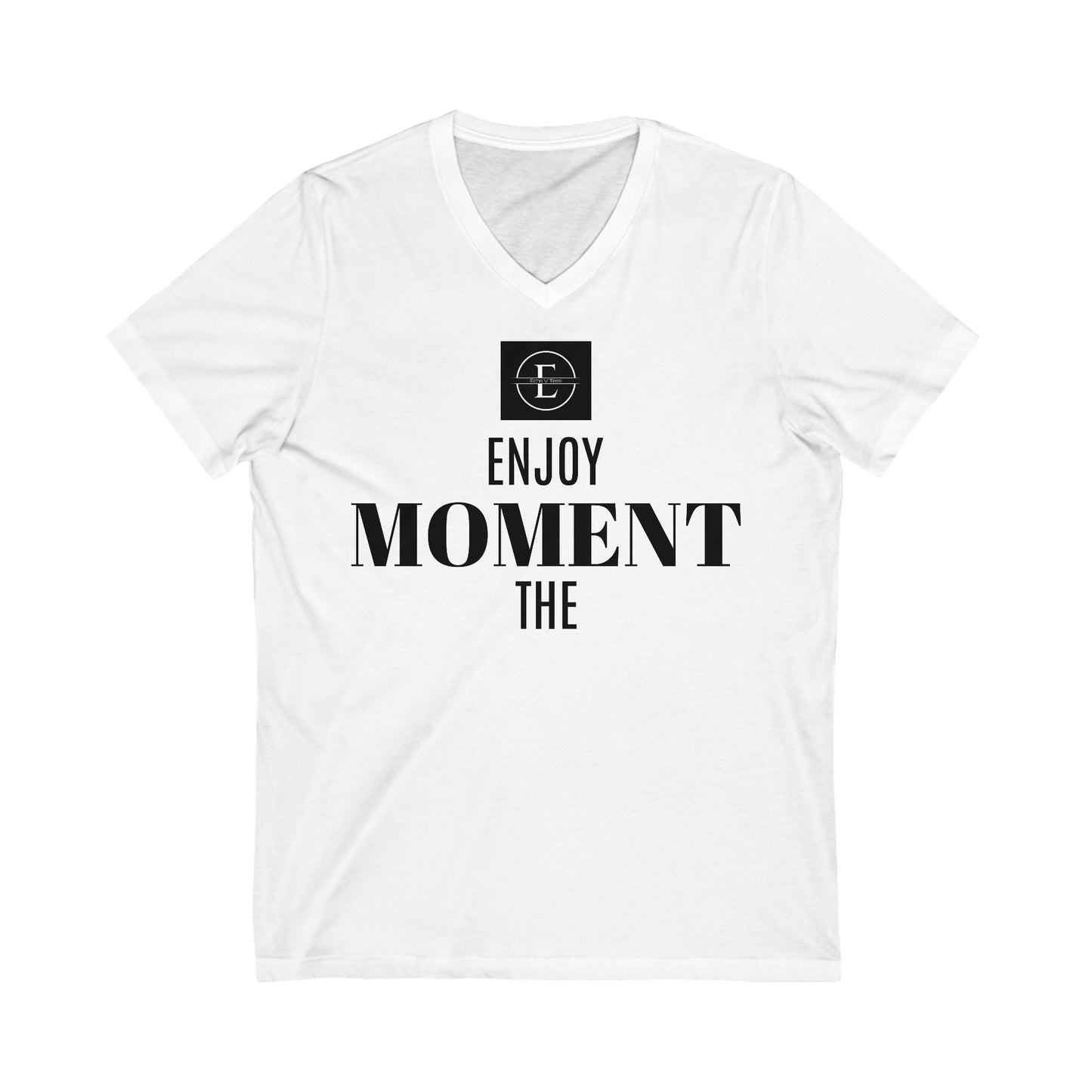 Unisex Jersey Short Sleeve V-Neck Tee