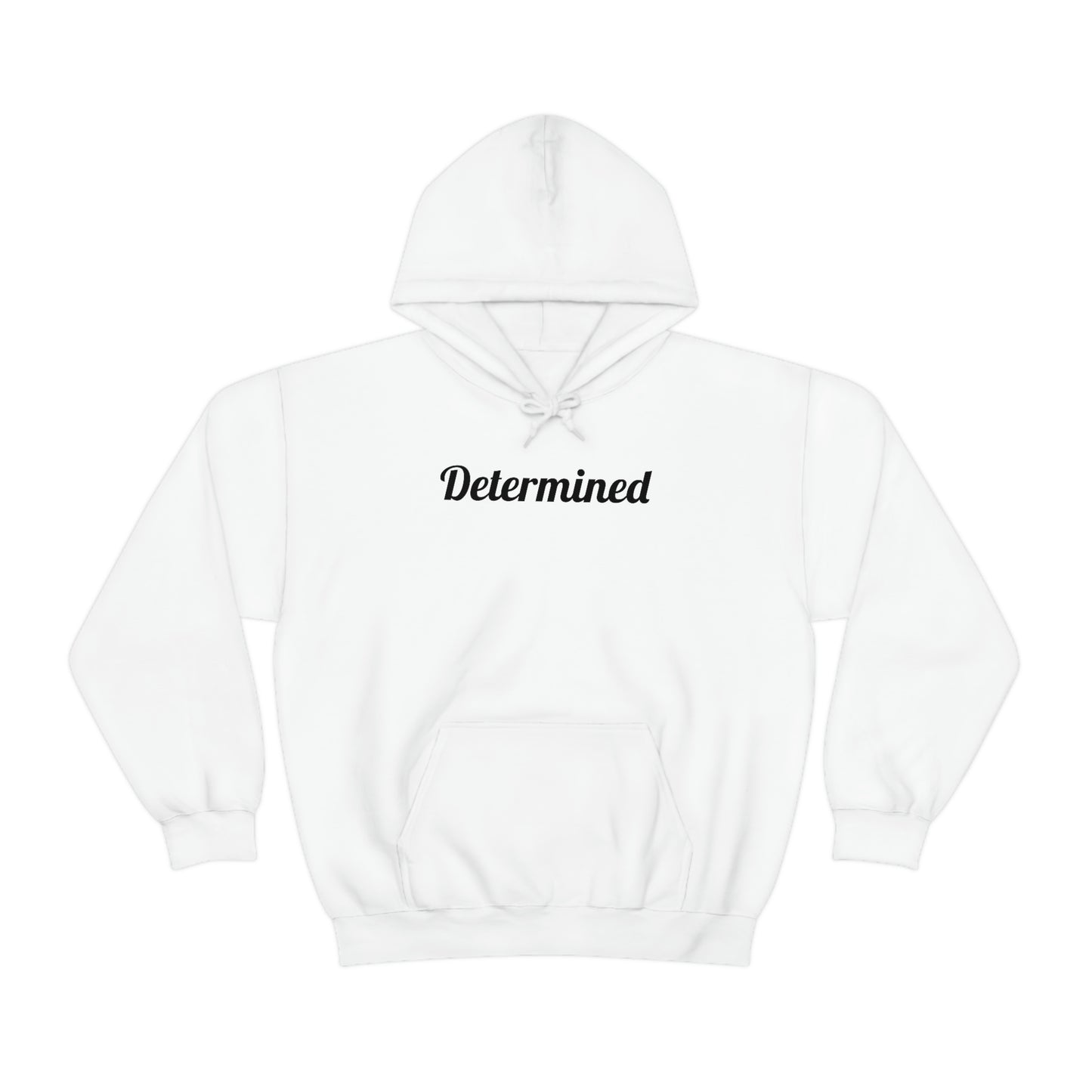 Unisex Determined Long Sleeve Hooded Sweatshirt